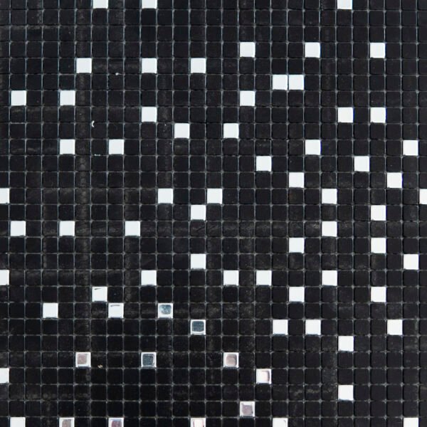 MOSAICO ALUMINIO BLACK-AL ORIENTAL MP004B 10x10-298x298 mm