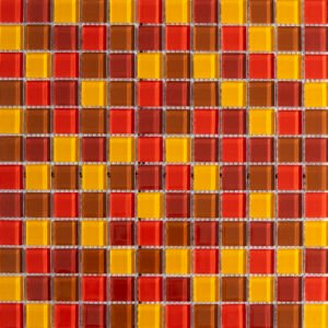 MOSAICO CRISTAL BTFF MIX NARANJA 22 23x23, 30X30