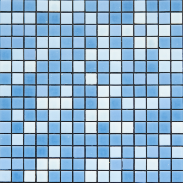 MOSAICO VIDRIO HK PEARL MIX AZUL ANCON 33X33
