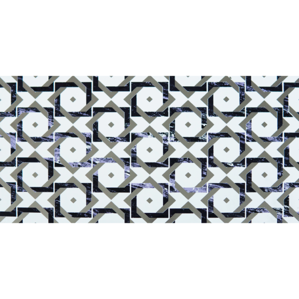 MAYOLICA DECORADA CESIL CUADROS ENTRELAZADOS  30X60