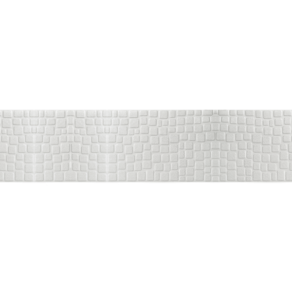 LISTELO FICO DECORADO 10X60 MARMOL PLATEADO