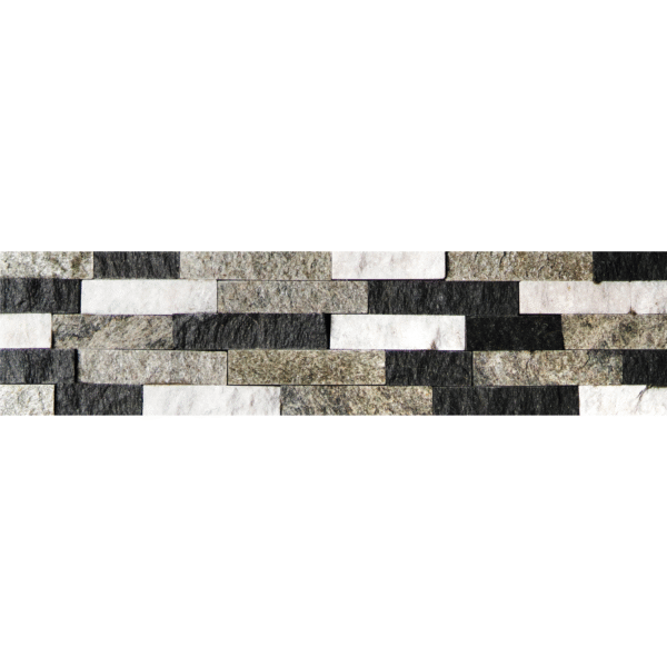 MOSAICO PIEDRA NATURAL BAODING CS095 15X60CM CALIZA GRIS