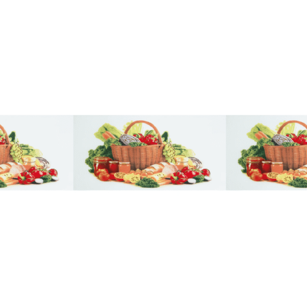 LISTELO FICO DECORADO PJ36369G CANASTA DE VERDURAS 10X60