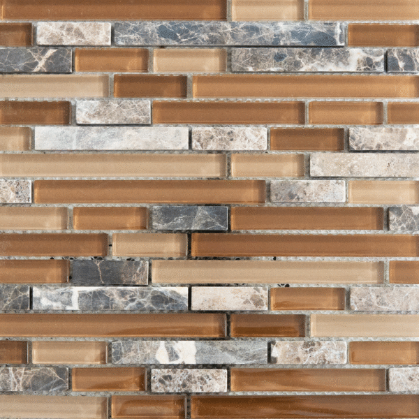 MOSAICO CRISTAL FICO CON NATURAL STONE FICO GZ3342S 298X304X8